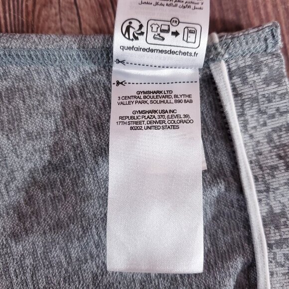 *FLAW* Gymshark Womens Size XL Marl Seamless Leggings Gray - Picture 13 of 15